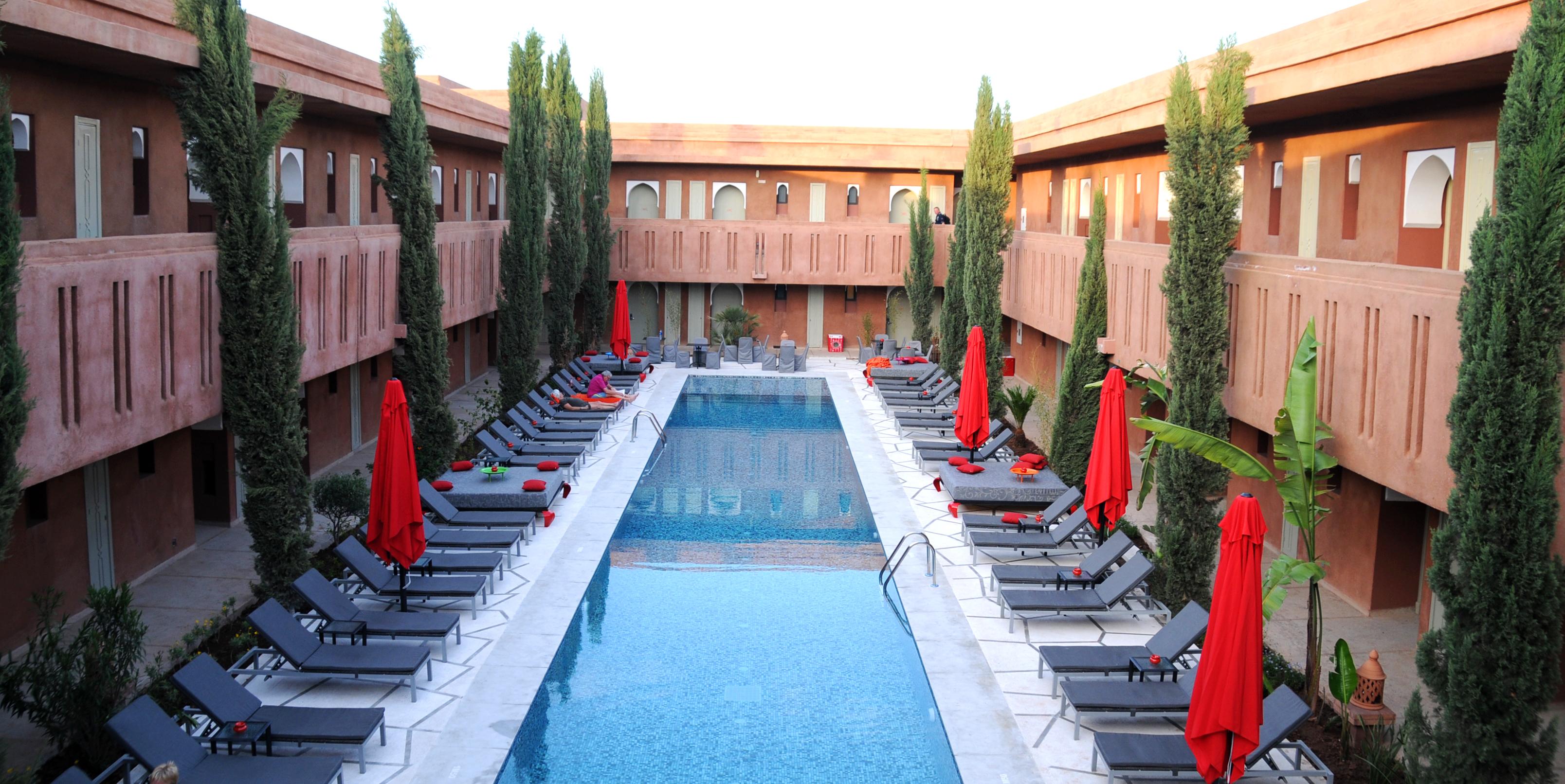 Kenzi Club Agdal Medina - All Inclusive Lahebichate Exterior foto The swimming pool at the hotel